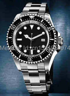 2014 new men s gifts luxury watch automatic sea dweller stainless steel high quality deepsea men