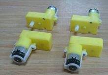 4 unids solo eje Robot Motor TT gear Motor dc Motor caja de engranajes para arduino
