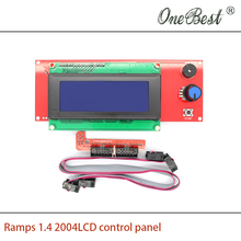 3D printer accessories Ramps 1.4 2004LCD control panel RepRapDiscount Smart Controller for Aurora Z605S free shipping