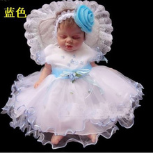New design High quality Baby girl Christening Gown wedding dresses Newborn formal Baptism dress sets 2pcs/Set Free shipping 050