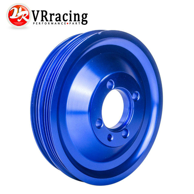 VR Racing Store CRANK PULLEY FOR EVO 1 2 3 4G63 CRANK PULLEY HIGH PERFORMANCE LIGHT