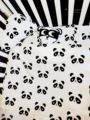 5Pcs sets Cotton Baby Bedding Set Classic Black White ColorCartoon Panda Pillow Case Quilt Cover Crib
