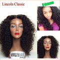 2015 Best Unprocessed Virgin Brazilian Curly Full Lace Wig Glueless Full Lace Human Hair Wigs for
