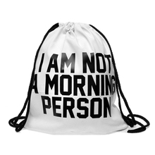Classic Letter 3D printing Women s Men s Gym Bags Handbag Daypack mochila feminina bolso de