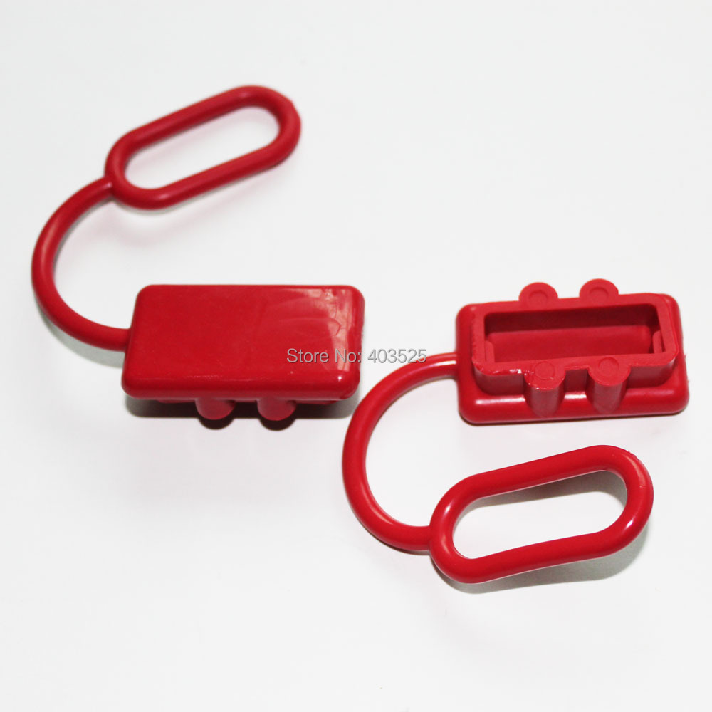 red dust cap for 50A battery quick connect disconnect plug