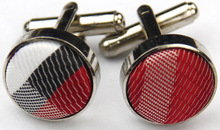 SNT0423 Red Black Stripes New Ties Solid Plain Hanky Handkerchief Cufflinks Men s Business Casual Party