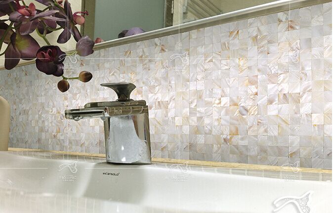 LSBK02,shell mosaic tiles, mother of pearl mosaic tiles, kitchen backsplash tiles, bathroom mosaic tile