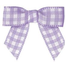 600pcs Pre tie Tartan Bows 3/8” Lingerie Mini Plaid Bows for Garment
