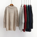 2016 Spring Autumn Women Sweater Dresses Winter Christmas Long Sweaters Pullovers Knitted Thick Warm Sweater Vestidos