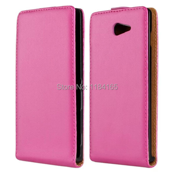 SONY-1119M_1_Fashion Vertical Flip Genuine Leather Holster Case for Sonyxperia m2 S50h