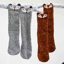 Toddler New Totoro Design Knee High Baby Socks Girls Boys Fall Winter Leg Warmers Fox Socks