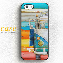 Retro VW MINIBUS VOLKSWAGEN Desgin Hard Skin Mobile Phone Cases Accessories For iPhone 6 6 plus 5c 5s 5 4 4s Case Cover Brand