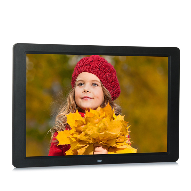 15 inches widescreen Digital Photo Frame HD LED-LCD electronic porta retrato Alarm Clock loudspeaker MP3/MP4 Video Movie Player