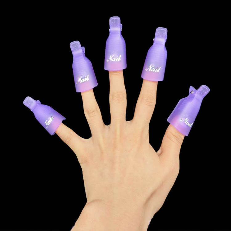 Biutee 10 ШТ. Пластиковые Nail Art Soak Off Крышка Клип UV Гель Для Ногтей Led Ногтей Гелем Для Снятия Лака Обертывание Инструмент