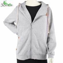 2016 Fashion Oblique Zipper Pockets Women Basic Jacket Coat Casual Warm Solid Spring Autumn Hooded Sport Female Outwear NZ-JK-14