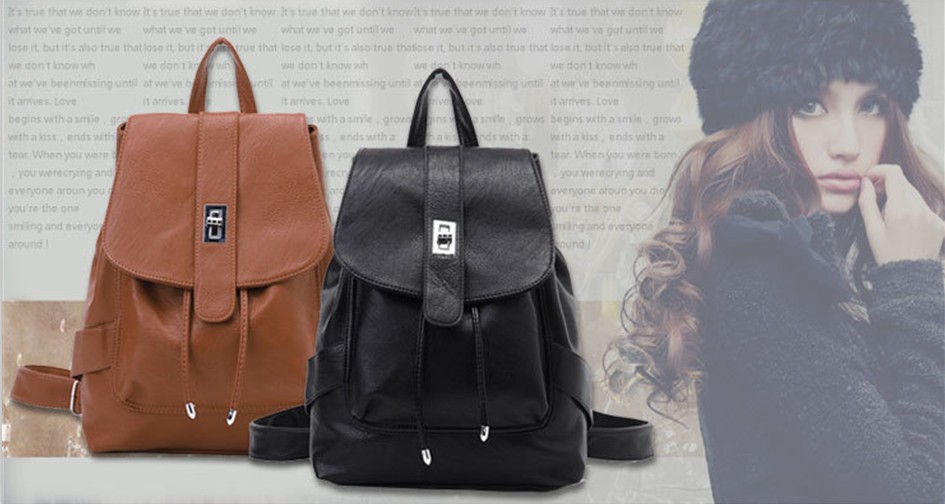 2015 Korea Fashion Women Preppy Style Travel Backpack Schoolbag
