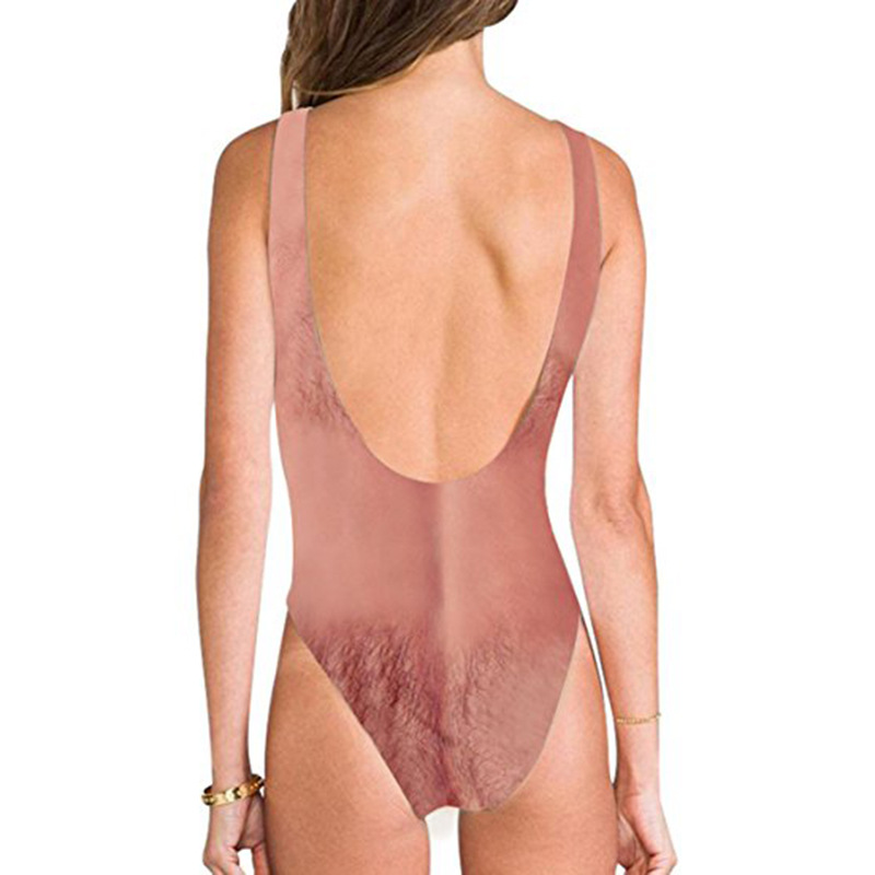 hairy man womens swimsuit