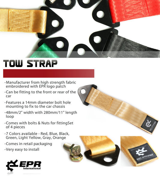 Tow Strap Gold