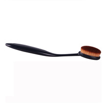High Quality Pro Oval Women Face Powder Foundation Eye Shadow Blusher Soft Shape Curve Brushes Foundation