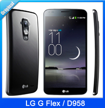 Original LG G Flex D958 Unlocked Android Mobile Phone Quad Core 6.0″13MP 32GB + 2GB Cell Phone GSM WCDMA WIFI GPS Free Shipping