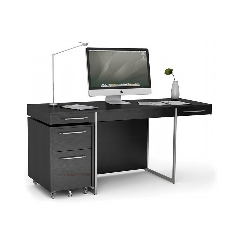 Modern Computer Desk With Hutch