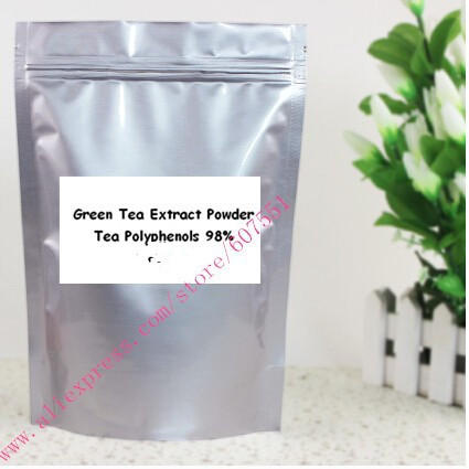 100gram Nature Green Tea Extract Powder  Tea Polyphenols 98% Powerful Antioxidant free shipping