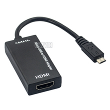 Computer Cable MHL Micro USB 5pin to HDMI 19pin Adapter Smartphone AV signal to HDMI HDTV
