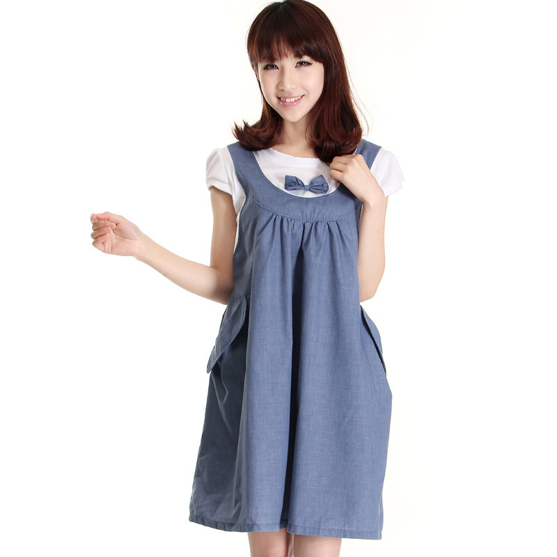 Buy Summer Cozy soft lithe Loose Maternity Dress Clothes ...