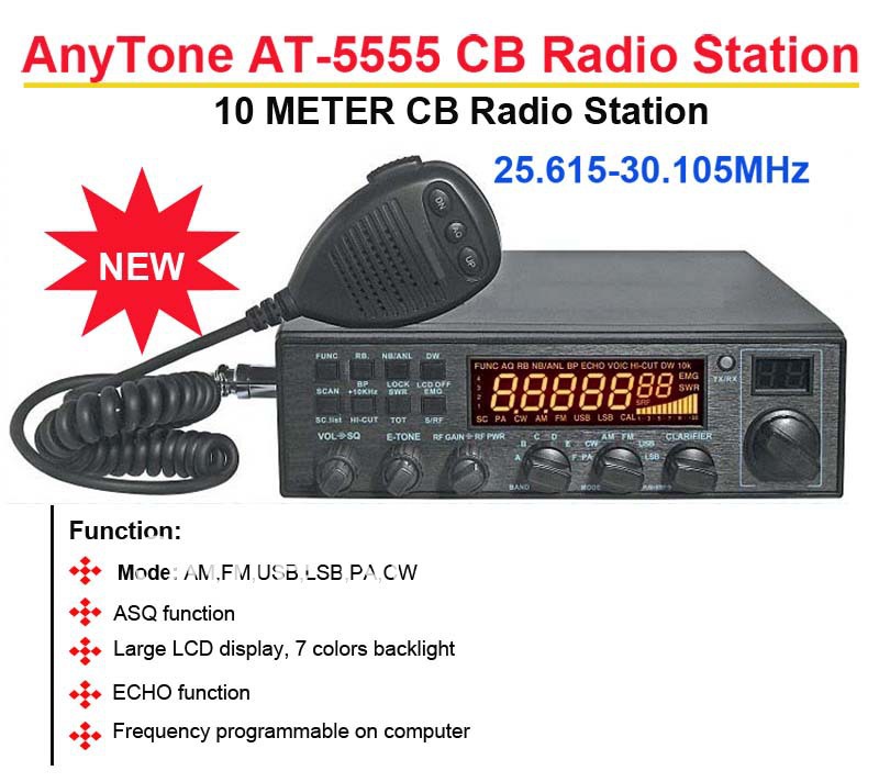 Buy AnyTone AT 5555 25.615MHz 30.105MHz CB(Citizens