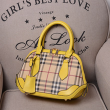 2015 luxury designer women shoulder bags famous brand women s shoulder bag plaid genuine leather bag