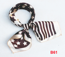 Baby Girl Boy Saliva Towel New Arrival Fashion Small Square Silk scarves,50*50cm women Satin Scarf For Hotel airline stewardess