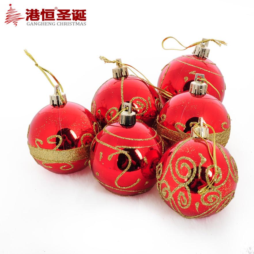 christmas decoration 6cm red colored drawing bronzier christmas decoration 6cm red colored drawing bronzier