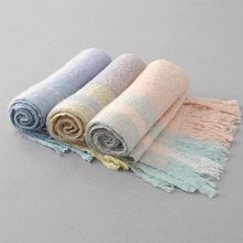 2016 tartan Scarves women’s winter new brand Fashion Plaid Scarf for Lady Design cozy warm long scarf cotton brown Tassel