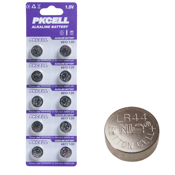 100Pcs 10card 1 5V AG13 LR44 L1154 RW82 RW42 SR1154 SP76 A76 357A Battery Coin Cell