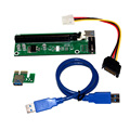 USB 3 0 PCI E Express Extender Riser Card Adapter pci e riser 1x to 16x