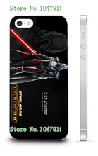 Mobile Phone Case Retail 1pc star wars movie design Protective White Hard Case For Iphone 5 5s Free Shipping