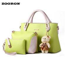 The new 2016 women bag fashion Stitching color composite bag women PU leather handbag single shoulder bag women messenger bags