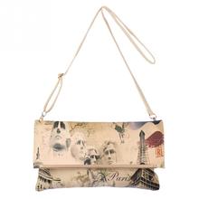 Newest Fashion Personality Women Lady Envelope Graffiti Pattern Handbag Shoulder Purse