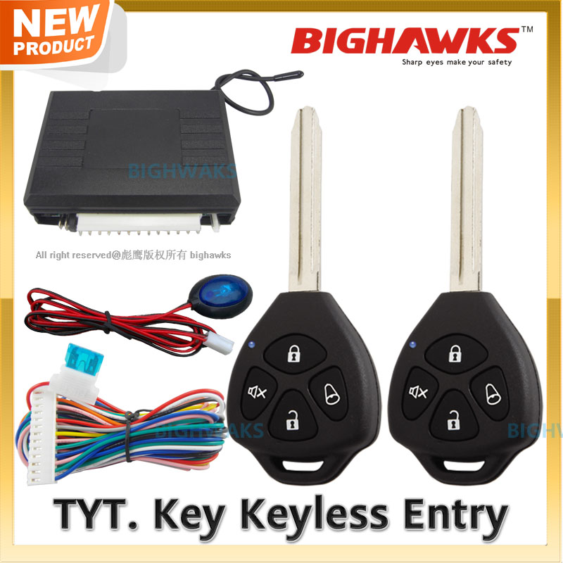 New Arrival hot Keyless Entry key kit for TOYOTA remote control lock
