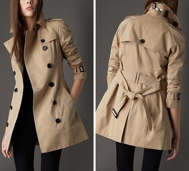 burberry pea coat womens