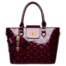 Famous Brand Woman Bags 2016 fashion handbags shoulder celing bag PU leather Bright skin purses and handbag sac a main Hot sale