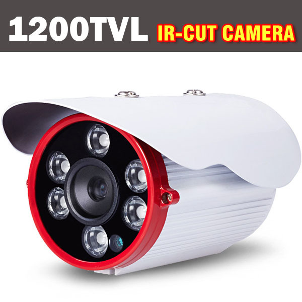 1000TVL 2014 hot HD IR-CUT filter Waterproof  CCTV camera Indoor Outdoor security camera  Night Vision Array LED cctv camera