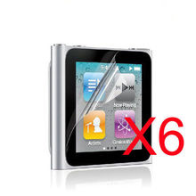 6PCS For iPod Nano 6 6G 6th Gen Clear Cellphone LCD Screen Protector Guard Cover
