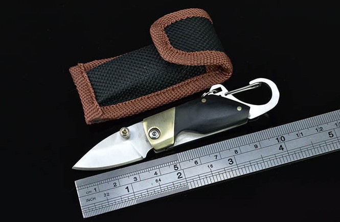 FREE SHIPPING 2PCS LOT New Arrival Brass Wood Handle QQ Small Pocket Knife Folding Knife DREAM1433
