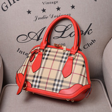 2015 luxury designer women shoulder bags famous brand women s shoulder bag plaid genuine leather bag