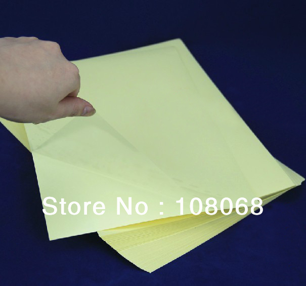 clear sticker paper for laser printer