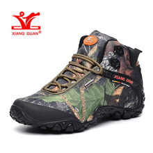 XIANGGUAN Woman Hiking Shoes for Women Nice Athletic Trekking Boots Camo Zapatillas Sport Climbing Shoe Outdoor Walking Boot