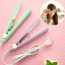 Professional 110V-240V Mini Electronic styling Tools Fast hair straightener Waves Irons Care tool Smoothing brush Dry Wet