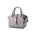 Classy All match Ladies Small Trapezoidal Handbag Fashion Succinct Belt Twist Lock Japan Style Ladies Embossing