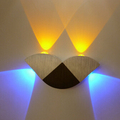 Modern High Power 4W Butterfly LED Wall Sconce Light Up Down Led wall lamp Fixture Lamp